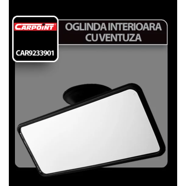 Carpoint Interior mirror with suction cup - 148x60 mm