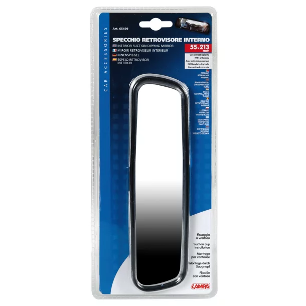 Interior rear view mirror - 213x55 mm