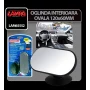 Interior flat mirror - 120x60 mm