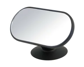 Oglinda interioara ovala cu ventuza 120x60mm-Resigilat,