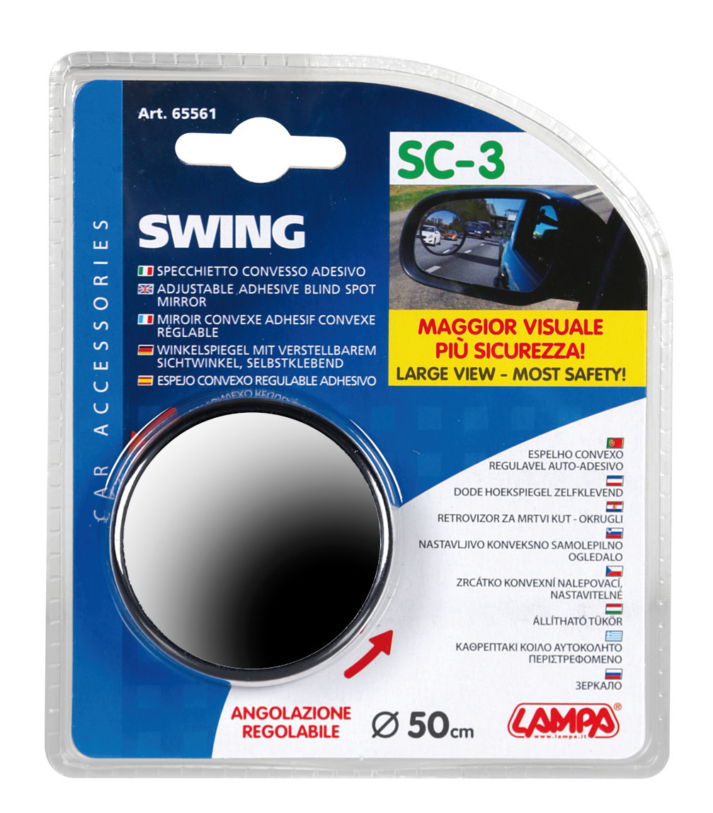 Swing adhesive convex mirror Ø50mm thumb
