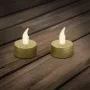 LED tealight - gold - 2 pcs