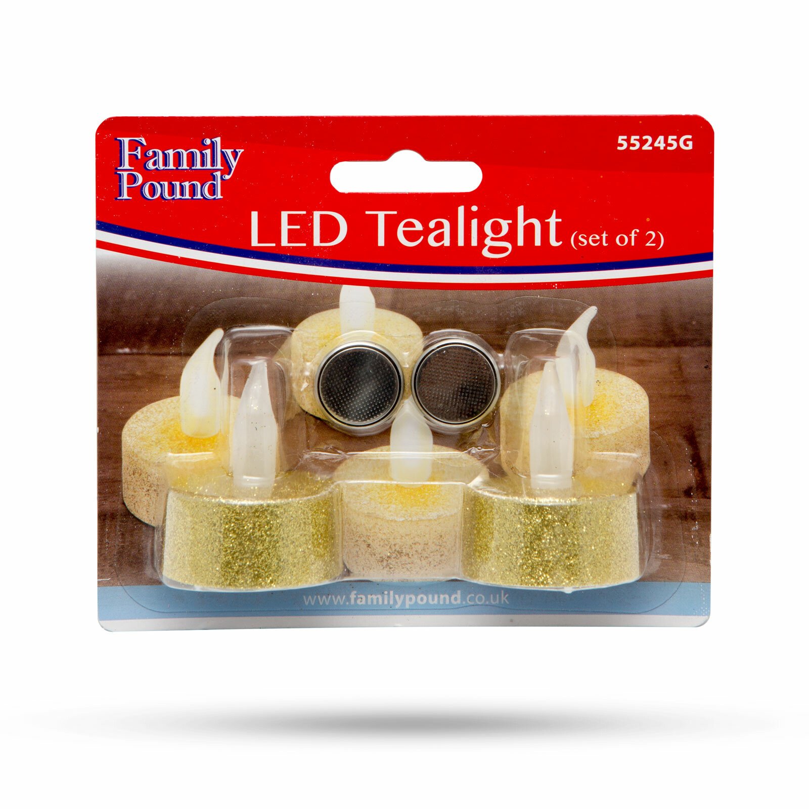 LED tealight - gold - 2 pcs thumb
