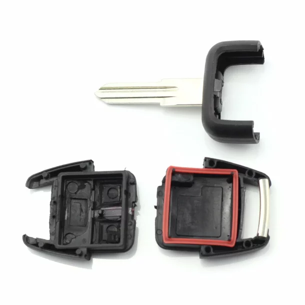 Opel - Carcasa cheie cu 3 butoane, lama pe dreapta