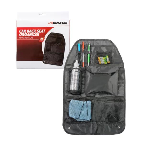 Organizator spatar scaun cu buzunare 4Cars