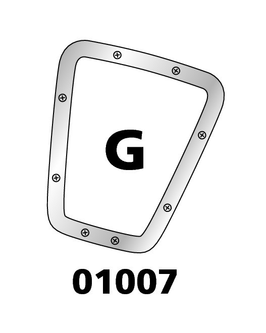 Chrome gear shift frames - G thumb