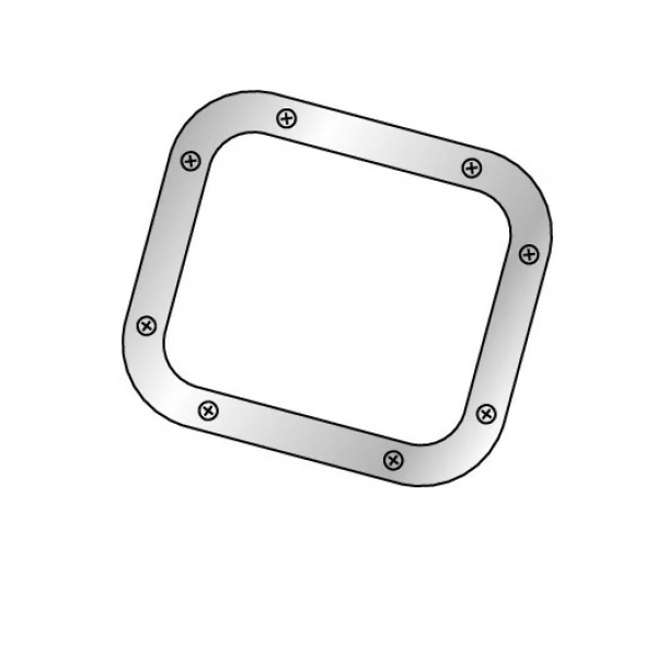 Chrome gear shift frames - L