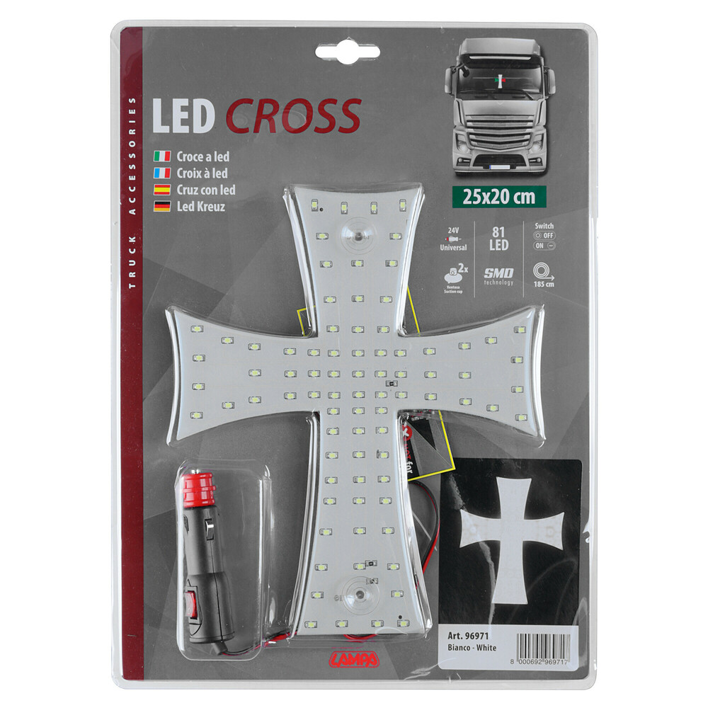 New Series LED cross 24V - White thumb