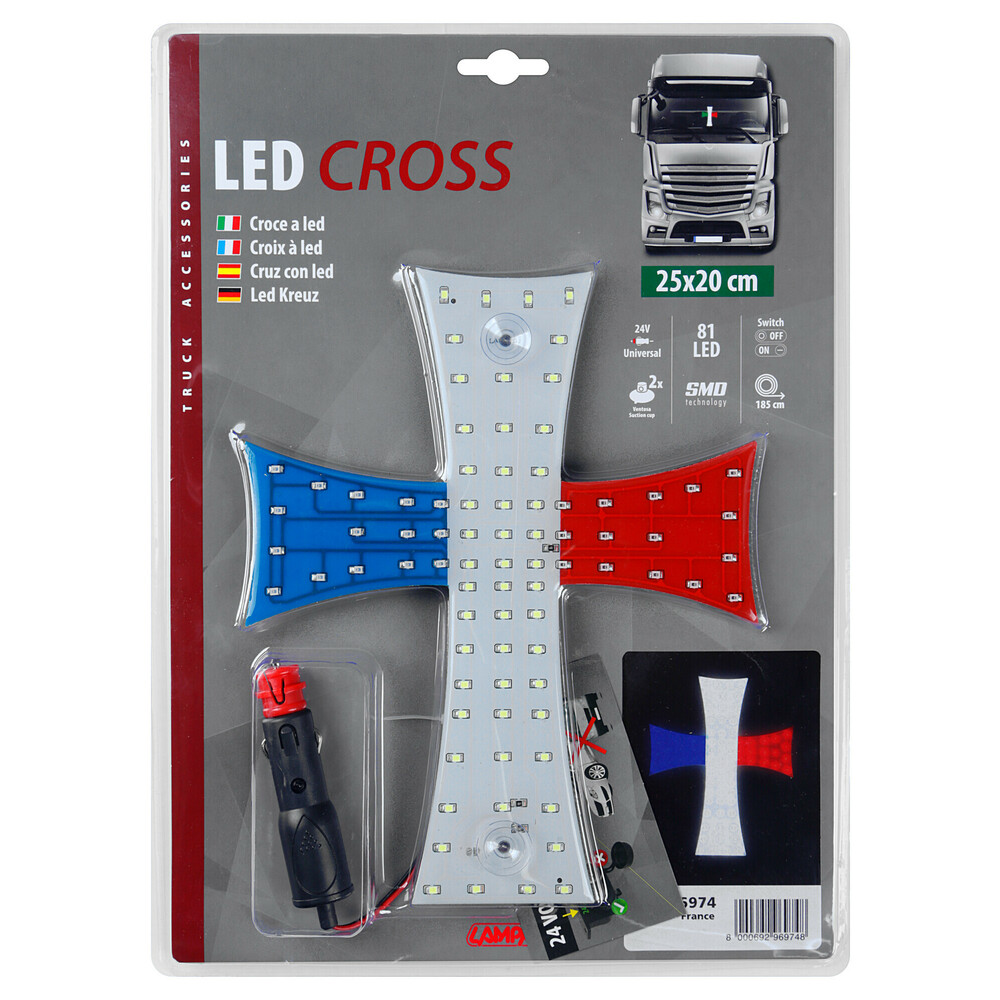 New Series LED cross 24V - France thumb