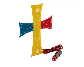 Ornament interior cu LED-uri New Series 24V - Cruce - Romania-Resigilat,