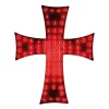 New Series belső LED-es dekoráció - Kereszt - Piros