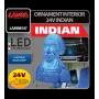 Indian, Led lighted statuette, 24V