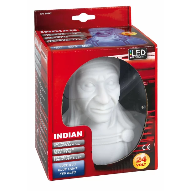 Indian, Led lighted statuette, 24V