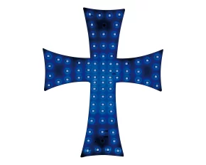 New Series LED cross 24V - Blue