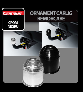 Ornament protectie carlig remorcare Carpoint - Crom thumb