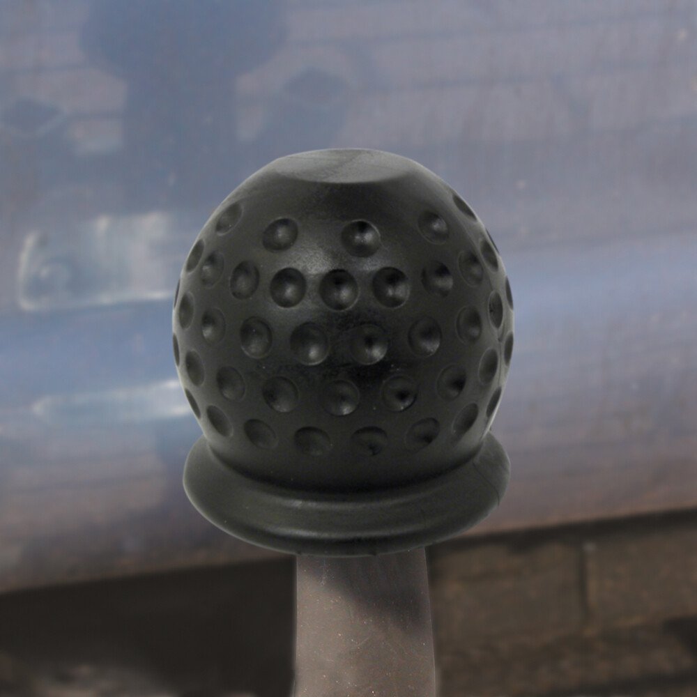 Vontatóhorog védő dísz golflabda típusú Carpoint - Fekete thumb
