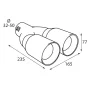 TS-46, Stainless steel exhaust blowpipe