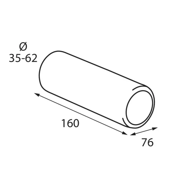 TS-02 Stainless steel exhaust blowpipe