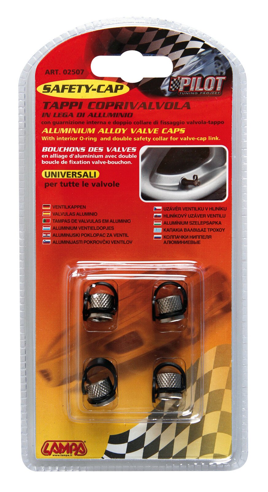 Ornamente capacele valve Safety Cap 4buc thumb