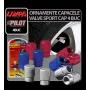 Ornamente capacele valve Sport Cap 4buc - Aluminiu