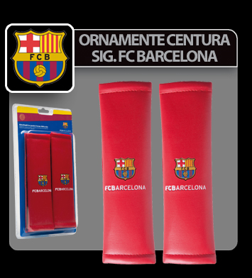 FC Barcelona safety belt comforter pads 2 pcs. - Red thumb