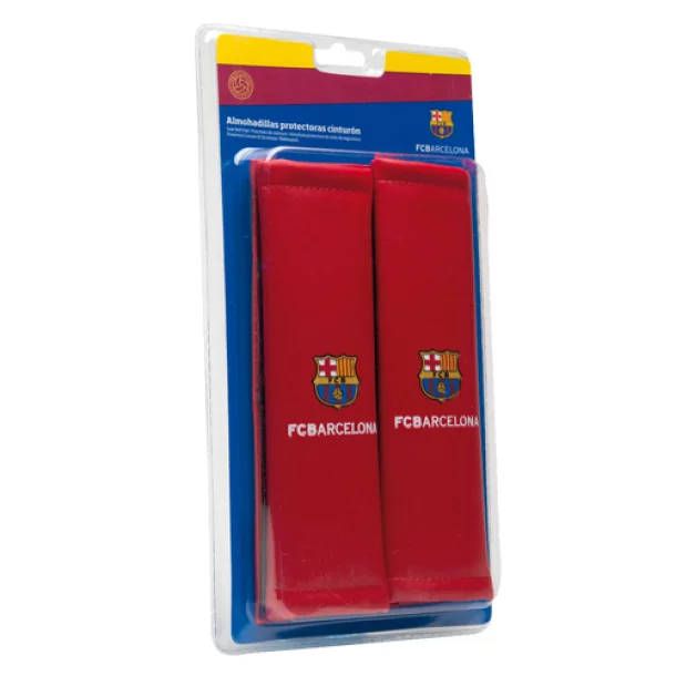 FC Barcelona safety belt comforter pads 2 pcs. - Red