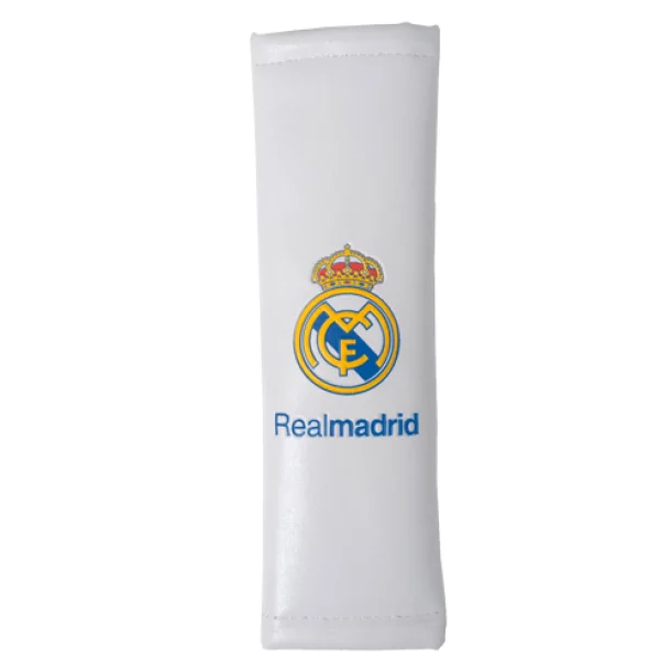 Real Madrid safety belt comforter pads 2 pcs. - White