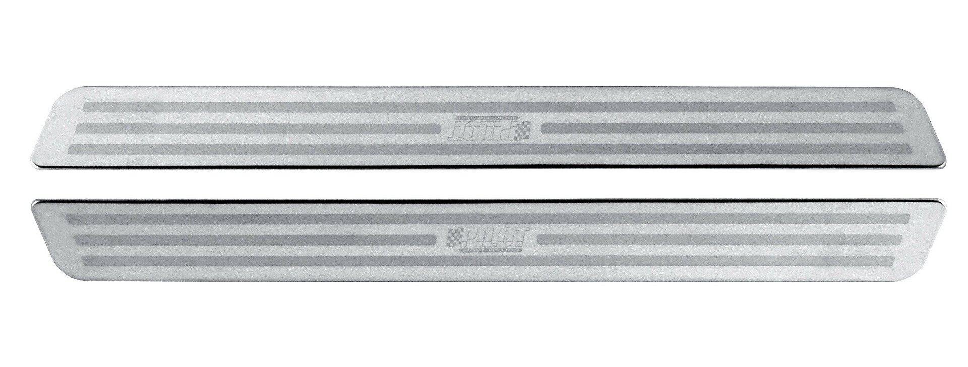 Pilot stainless steel door step lines PB-4 - 33x3,2cm thumb