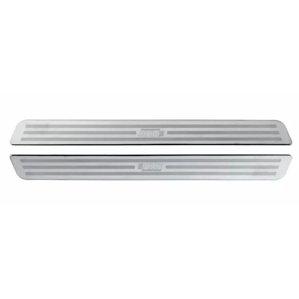 Pilot stainless steel door step lines PB-4 - 33x3,2cm