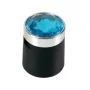 Colour Crystal nut caps, 20pcs - Hex 19mm - Blue