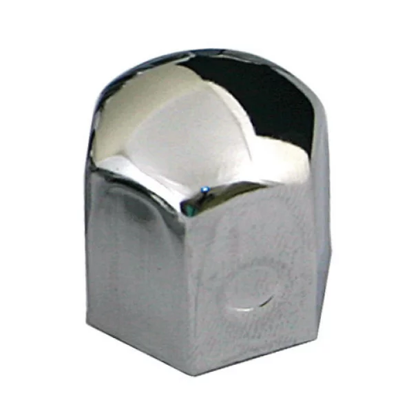 Ornamente prezoane metal cromat 20buc - Hex 17mm - Crom - Resigilat