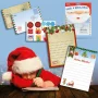 Letter to santa pack with stickers + answer letter - 17 x 24 cm