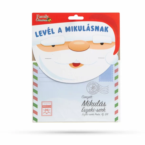 Letter to santa pack with stickers + answer letter - 17 x 24 cm