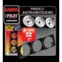 Panou 3 instrumente bord 52mm