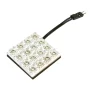 12V Hyper-Led - PCB lamp 16 Led - 35x35 mm - Red