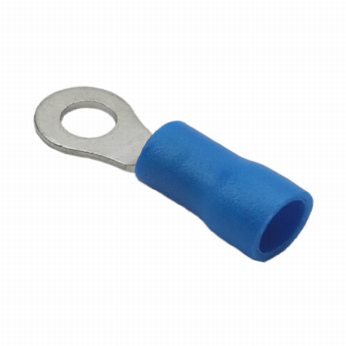 Insulated ring type terminal thumb
