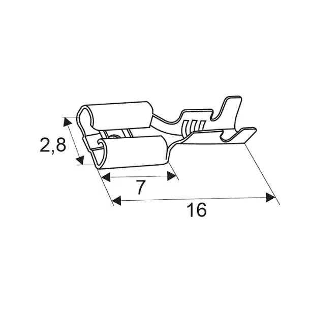 Papuci cositoritsoclu2,8 mm