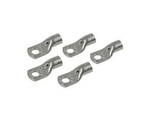 Set 5 pieces cable terminals to be stapled in tinplated copper - section 35 mm² - hole 10 mm