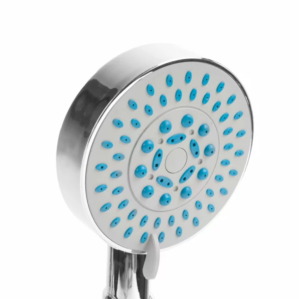 Shower head + hose 1,5 m - chrome, 5 functions