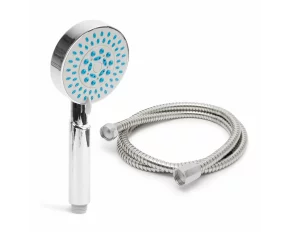 Shower head + hose 1,5 m - chrome, 5 functions