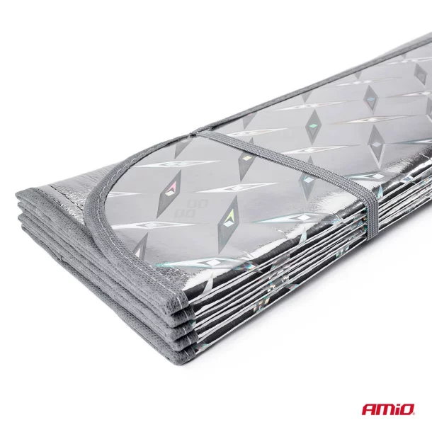 Amio foldable Laser front sunshade - 60x130cm - S