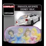 Disney mesh rear sunshade with suction cups 1pcs - Princess