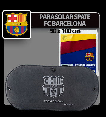 FC Barcelona hátsó napellenző tapadókorongokkal - 50x100cm thumb