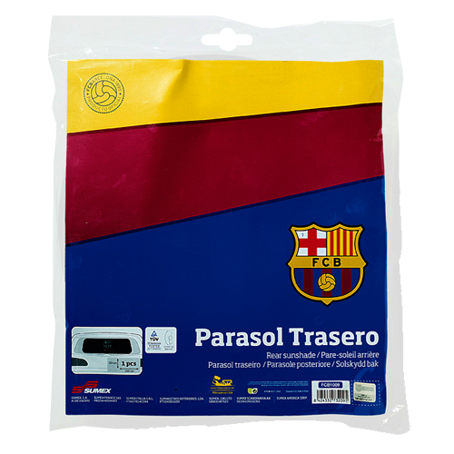 Parasolar spate cu ventuze FC Barcelona - 50x100cm thumb