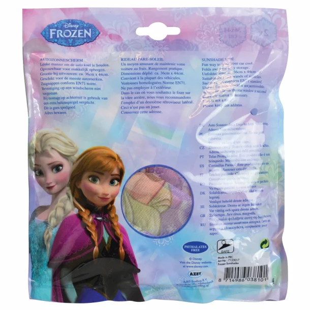 Parasolare laterale cu ventuze Disney 2buc - Anna and Elsa