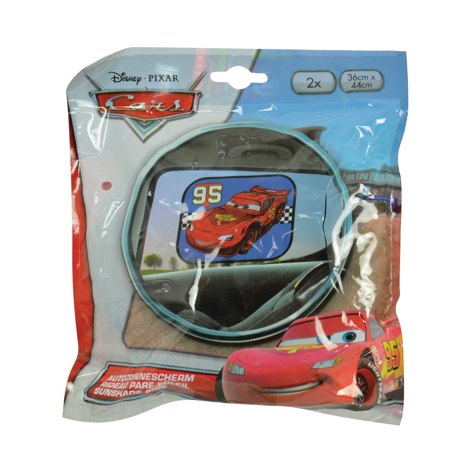Disney side sunshades with suction cups 2pcs - Piston Cup 2 thumb