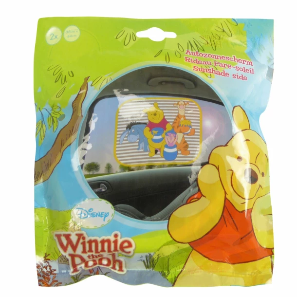 Parasolare laterale cu ventuze Disney 2buc - Winnie the Pooh