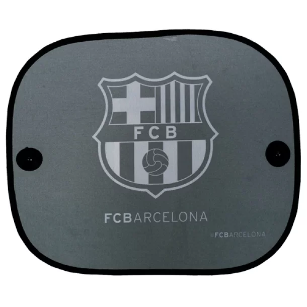 FC Barcelona lateral sun shade with suction cup 2pcs. - 36x44cm