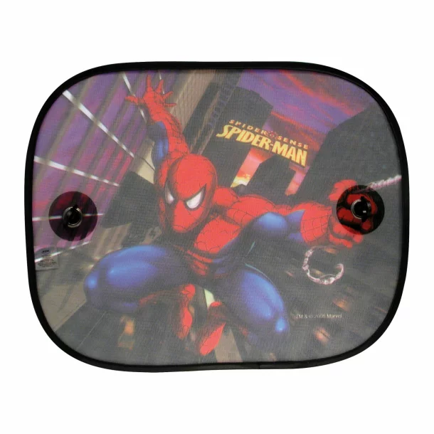 Marvel oldalsó napellenzők tapadó korongokkal 2db - Spiderman