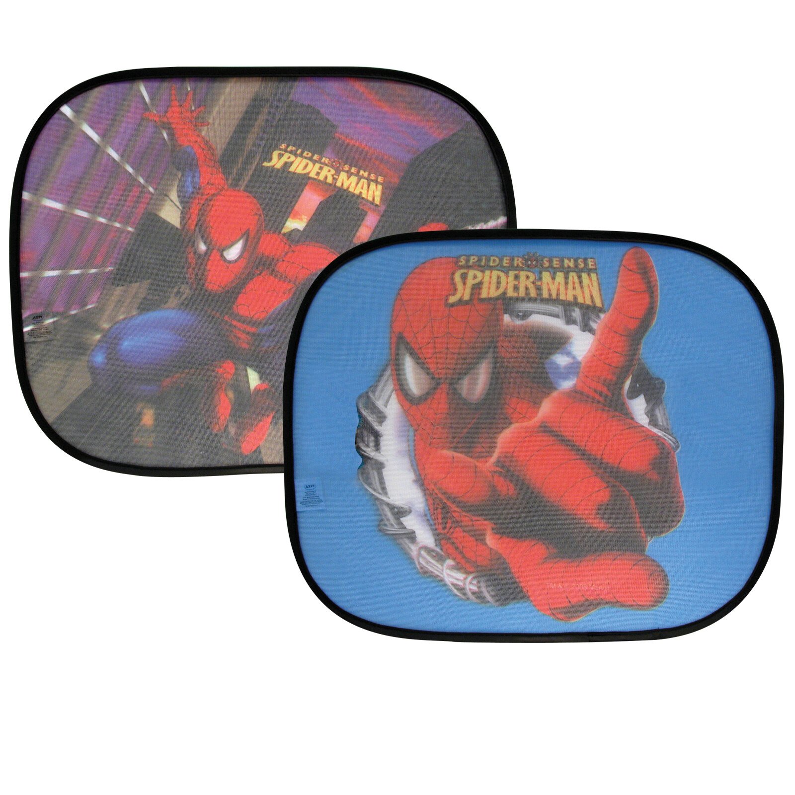 Marvel oldalsó napellenzők tapadó korongokkal 2db - Spiderman thumb